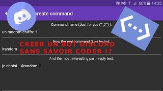 TUTO Faire un bot discord sans savoir coder   Atomix [upl. by Gasser]