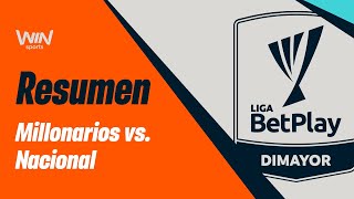 Millonarios vs Nacional resumen y goles  Liga BetPlay Dimayor 2024 2  Fecha 6 [upl. by Werd]