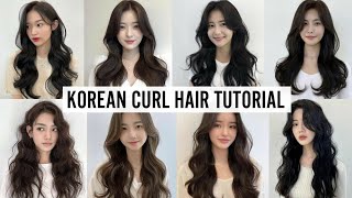 KOREAN CURL HAIR TUTORIAL  Basic Straightener Technique to unlock the Secret of Kpop amp Kdrama stars [upl. by Ydniw]