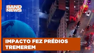 Nova York investiga série de explosões em bueiros  BandNews TV [upl. by Odella491]