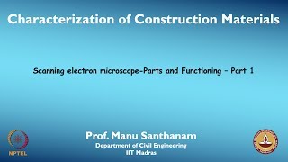 Scanning electron microscope Part 1 Parts and Functioning  Part 1 [upl. by Akaenahs]