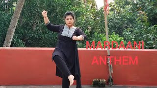 MARDAANI ANTHEMDance CoverSunidhi ChauhanVijay Prakash [upl. by Whalen]