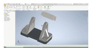 Inventor  Assembly Constraint Using Mid Plane [upl. by Andee823]