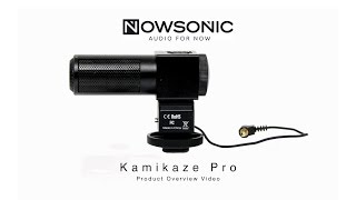 NOWSONIC Kamikaze Pro  Directional Stereo Microphone for Cameras  Product Video [upl. by Azile]