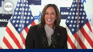 Kamala Harris speaks at campaign HQ after President Biden exits 2024 race [upl. by Uv]