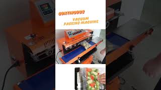 continuous vacuum packing machine sealing machine inflating vacuum sealer [upl. by Aduhey893]