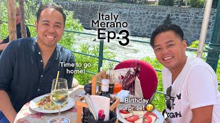 Merano Italy travel vlog  Bday surprise  last day na here shopping pa more  Cj Ventura [upl. by Kronick347]