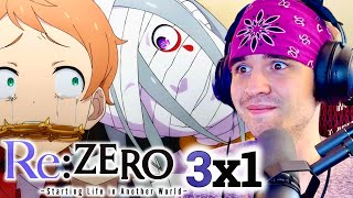 AND WE ARE BACK 💀  ReZero Season 3 Episode 1 REACTION [upl. by Quitt]