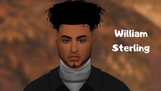 Sims 4 CAS William Sterling  CC Folder [upl. by Ailedua]