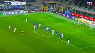 Lucas Digne Freekick Goal Italy vs France 12 All Goals and Extended Highlights [upl. by Batholomew]