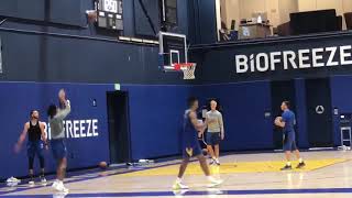 Steph Curry and D’Angelo Russell again working together on the court [upl. by Calisa]