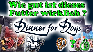 Dinner for dogs Hundefutter  Wie gut ist es wirklich 🤔  Hundefuttertest Dinner for Dogs Futter [upl. by Scopp]