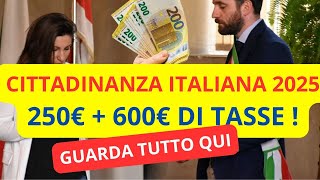 ⛔ TASSE E LIMITAZIONI PER EXTRACOMUNITARI NEL 2025  CITTADINANZA ITALIANA E NON SOLO [upl. by Brad]