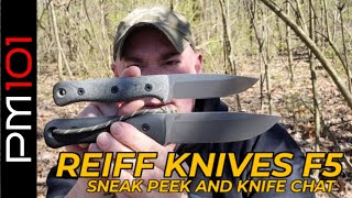 Sneak Peek Reiff Knives F5 CPM3V And Knife Chat  Preparedmind101 [upl. by Jewelle507]