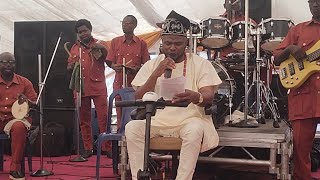 YINKA AYEFELE LIVE PERFORMANCE AT OLOJO FESTIVAL IN OONI PALACE [upl. by Oconnor]