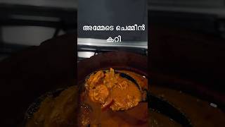 CHEMMEEN CURRY  KERALA STYLE PRAWNS CURRY 🍤 food cooking prawns shorts [upl. by Canotas396]