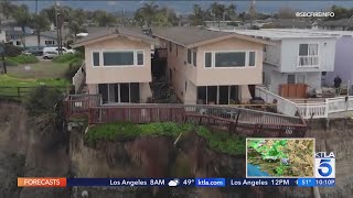 Dozens displaced after cliffside collapses in Santa Barbara County [upl. by Llertac]