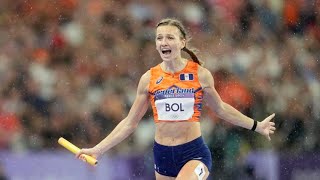 PARIS 2024 OLYMPIC GAMES MIXED 4x400M RELAY FEMKE BOL RUNS FASTEST 400M SPLIT [upl. by Scandura322]