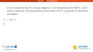 Física  Ejercicio de termodinámica [upl. by Koblick998]