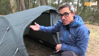 Test Fjällräven Abisko Lightweight 3 tunneltent 2014 [upl. by Atiuqal]