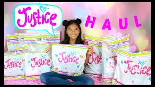 Justice Back to School Supplies Haul Clothing Accessories 2017 [upl. by Sirronal]