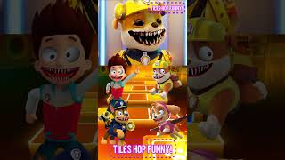 Paw Patrol Scary Rubble vs Ryder x Coffin Dance  Tiles Hop EDM Rush coffindance tileshop [upl. by Honey]