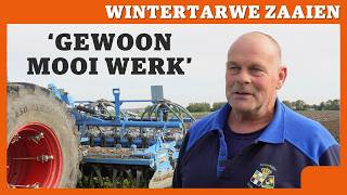 Wintertarwe zaaien met Lemken Solitair 23 met 6 m brede rotorkopeg [upl. by Dominic]