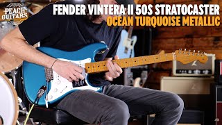 Fender Vintera II 50s Stratocaster  Maple  Ocean Turquoise Metallic [upl. by Archangel936]