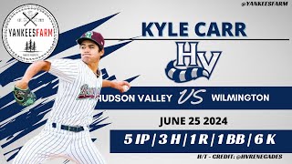 Kyle Carr Vs Wilmington Blue Rocks 72524 [upl. by Wan934]