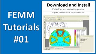 FEMM Tutorial 01 How to download and install FEMM software [upl. by Naeruat194]