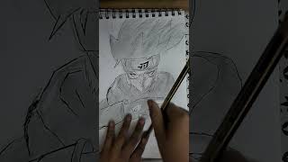 Kakashi sketch shading with hb pencil unseenfull😵 [upl. by Nilram618]