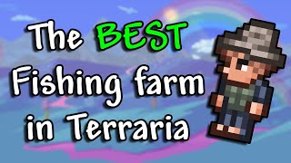 The BEST fishing farm in Terraria 144 [upl. by Maghutte438]