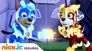 Paw Patrol Patrulla de cachorros  Mighty Pups recargados contra el malvado imitador  Nickelodeon [upl. by Donohue]