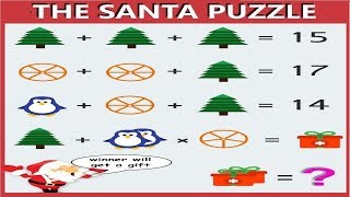 The Santa Puzzle Answer  Christmas Puzzle Questions with Answers [upl. by Lipp751]