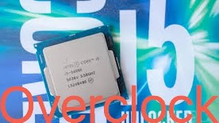 How to Overclock Skylake Intel i5 6600k to 46Ghz [upl. by Arodnahs945]