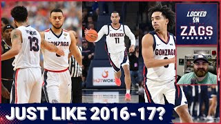 Comparing this Gonzaga Bulldogs roster to 201617 national champion runners up  Chet Holmgren ROY [upl. by Hardman357]