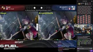 Vaxei vs Arnold24x24 10K tournament BTMC reaction [upl. by Yendyc234]