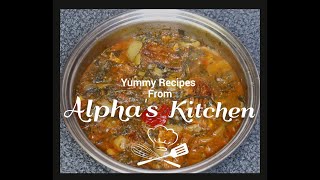 RED BREAM FISH AND NGAI NGAI SPINACH STEW  CONGOLESE RECIPES  ALPHAS KITCHEN shorts [upl. by Jessie]