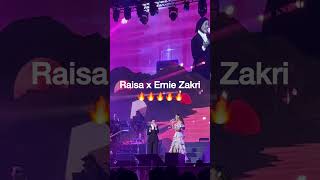 LUAR BIASA Raisa duet bersama Ernie Zakri 🔥 Watch full video on our YT channel raisa erniezakri [upl. by Avik]