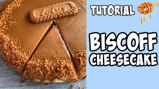 How to make no bake Biscoff Cheesecake tutorial [upl. by Naira]