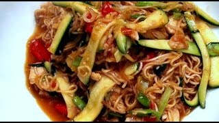 Sweet Chilli Chicken Noodles [upl. by Anwahs]