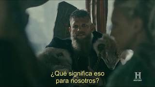 Ubbe habla con los vikingos Daneses HD subtitulado  Vikings 5x18 [upl. by Mitman]