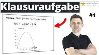 Quadratische Funktionen  Abschlussprüfung  Klassenarbeit  Einfach 4 [upl. by Carlstrom]