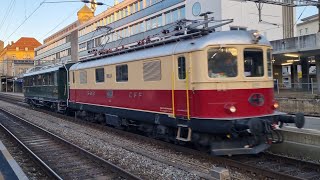 TEECL Re 44 I mit Xd4ü in St Gallen und Uzwil [upl. by Elleirol]