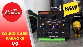 Trên tay Sound Card V9 hát karaoke thu âm live stream có auto tune [upl. by Nedrud]