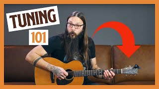 How to Tune a Guitar For Beginners [upl. by Kathrine]