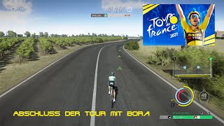 Tour de France 2021 38  Abschluss der Tour mit Bora [upl. by Afihtan400]