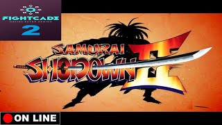 SamuraI Shodown II  ON LINE  Fightcade 2 [upl. by Landis802]