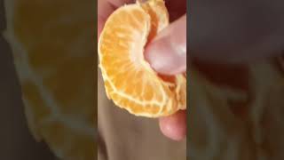 Tangerine Orange 🍊 Eating ASMR [upl. by Toddie]