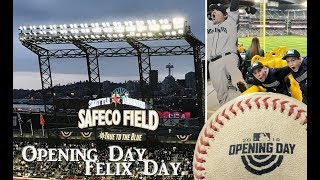 Mariners Opening Day is Felix Day at Safeco Field [upl. by Markiv]